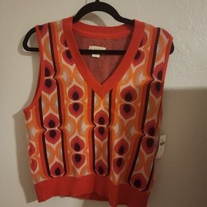 Maeve colorful sweater vest